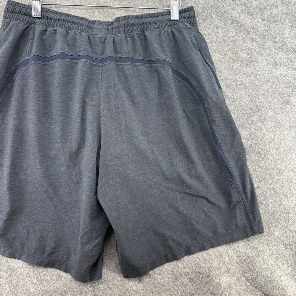 Lululemon Pace Breaker Short *9" Size Large Heathered Slate Grey Lined Blue - Picture 11 of 16